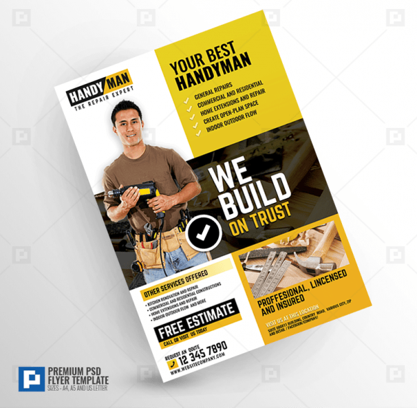 Handyman and Builder Flyer