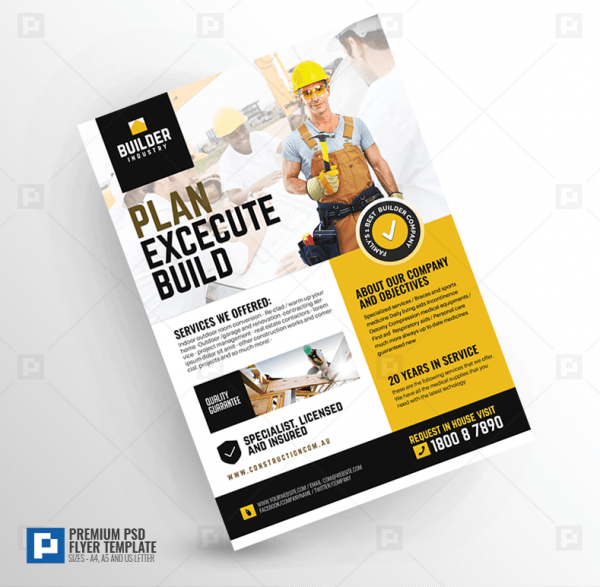Home Renovation and Construction Flyer