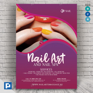 Nail Art and Spa Flyer