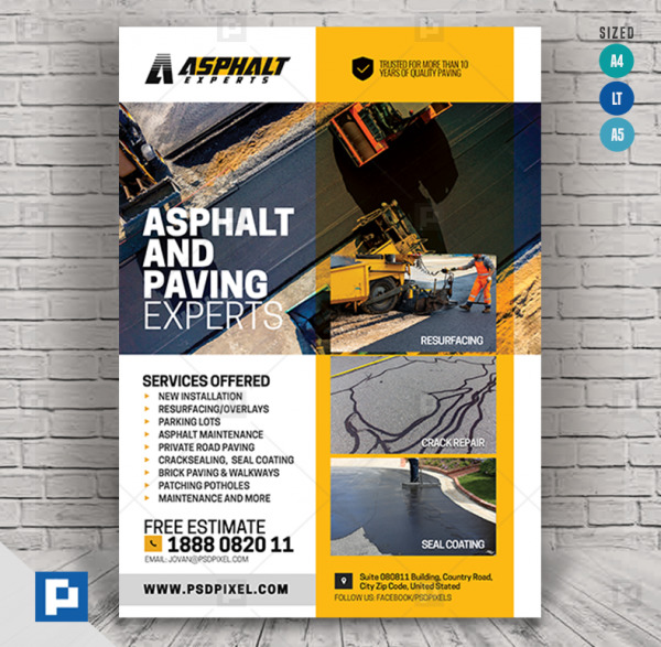 Paving Contractor Flyer
