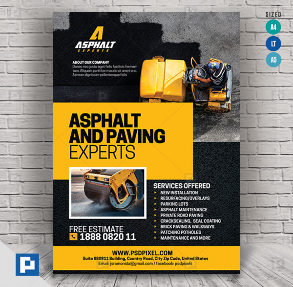 Paving Services Flyer