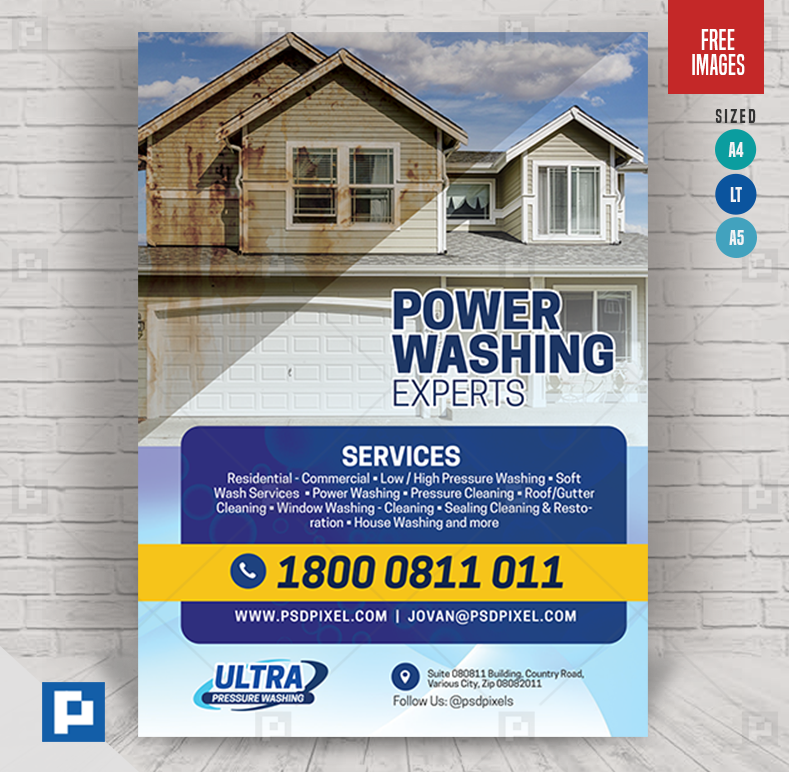 pressure-washing-flyer-template