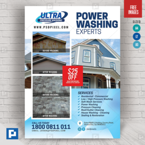 Pressure Washing Company Flyer