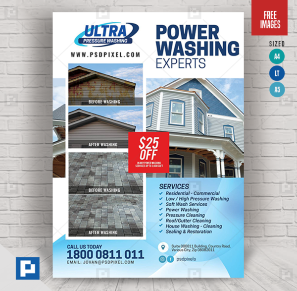 Pressure Washing Company Flyer