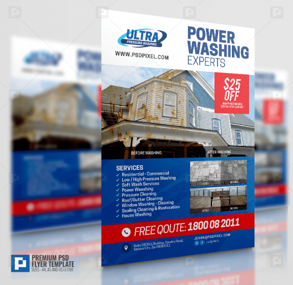 Pressure Washing Services Flyer
