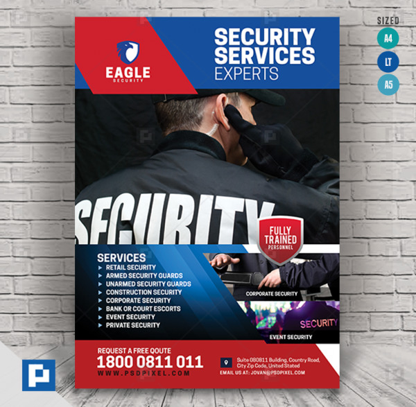 Private Security Promotional Flyer