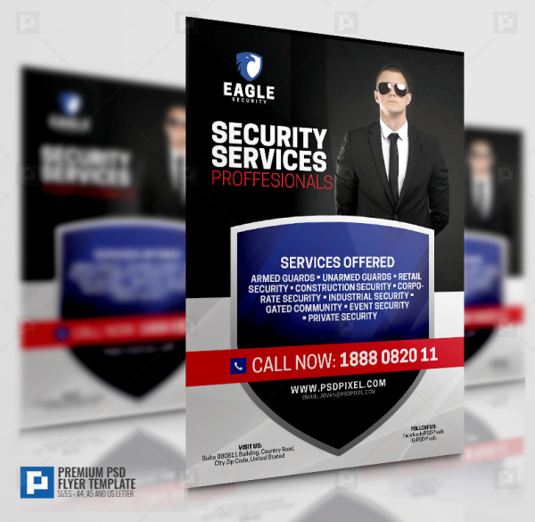 Private Security Services Flyer