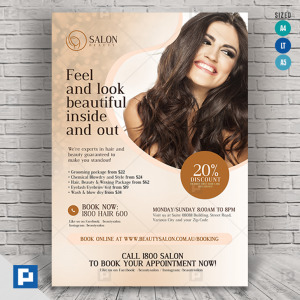 Salon and Parlor Promotional Flyer