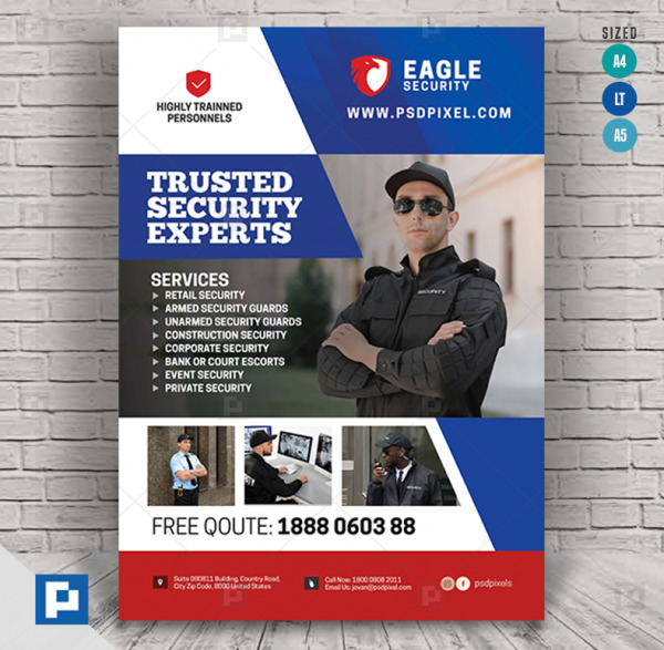 Security Experts Promotional Flyer