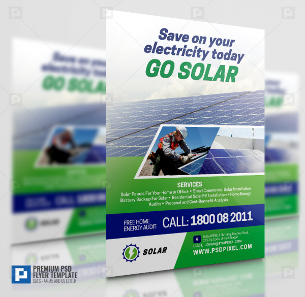 Solar Energy Company Flyer