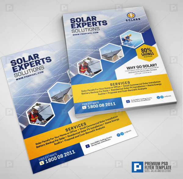 Solar Energy Promotional Flyer