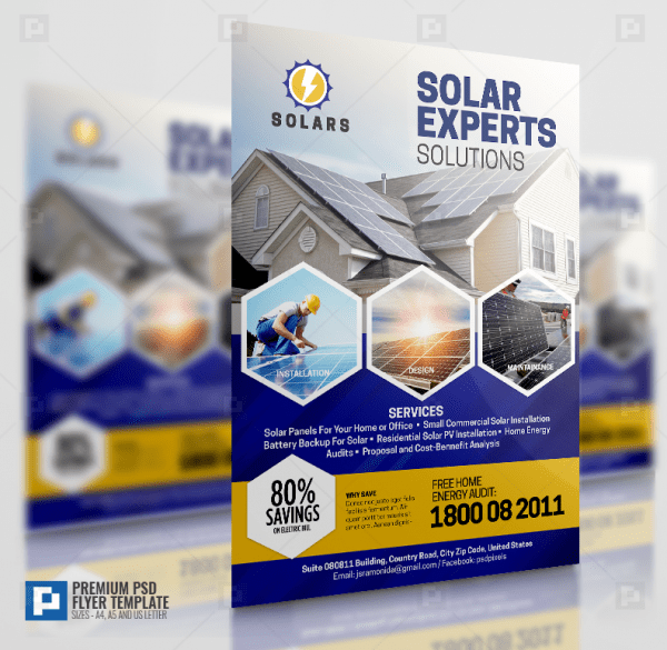 Solar Energy Services Flyer
