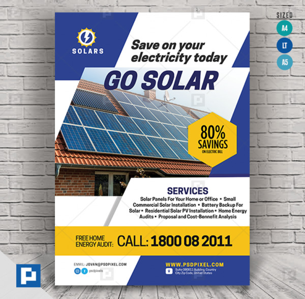 Solar Power Promotional Flyer