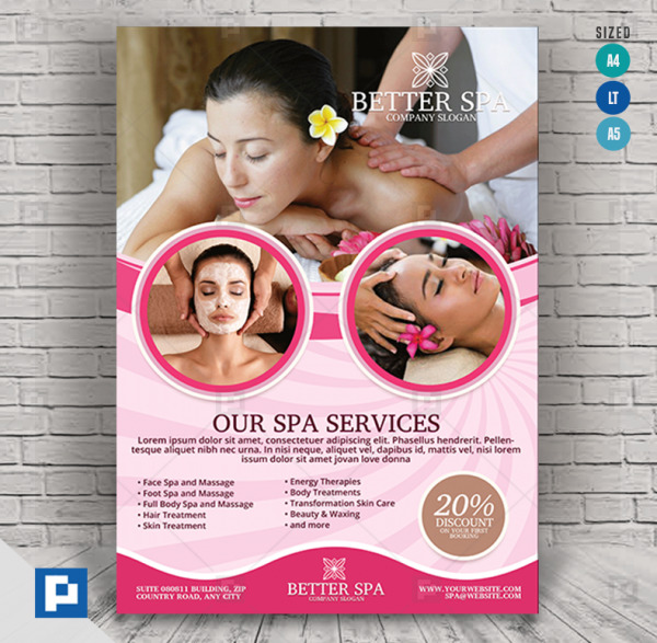 Spa Services Flyer