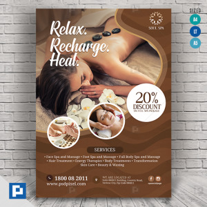 Spa and Body Care Flyer