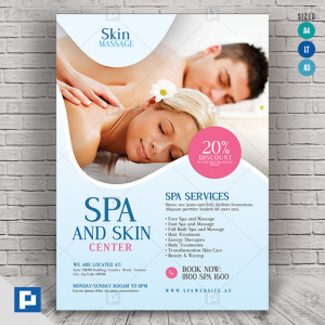 Spa and Massage Flyer