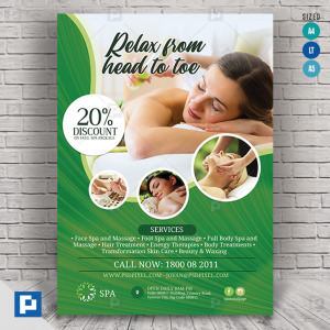 Spa and Resort Promo Flyer