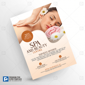 Spa and Skin Care Center Flyer