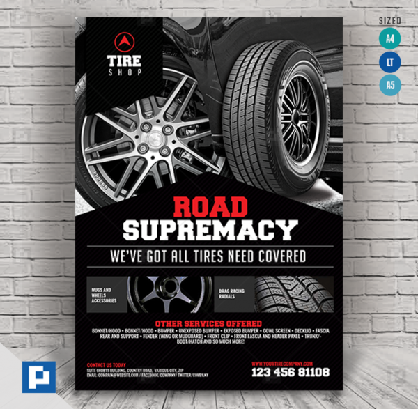 Tire Shop Flyer