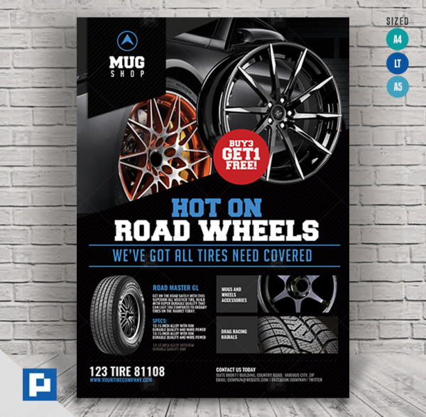 Tire Supply Shop Flyer