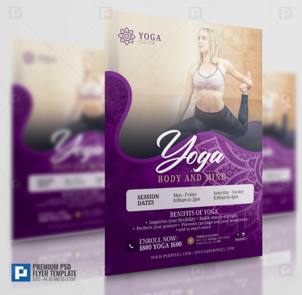 Yoga Lesson Flyer