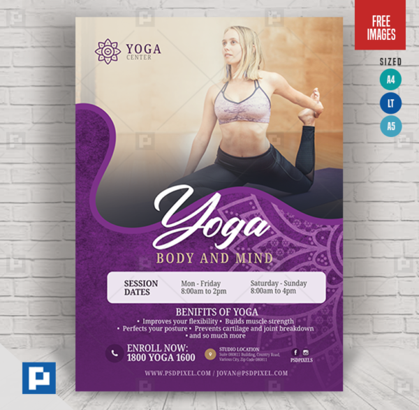 Yoga Lesson Flyer
