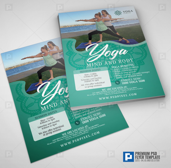 Yoga Program Flyer