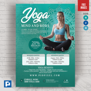 Yoga and Meditation Flyer