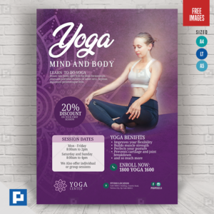 Yoga and Wellness Flyer