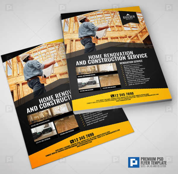 Construction and Building Flyer