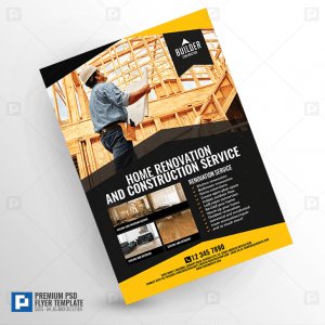 Construction and Building Flyer