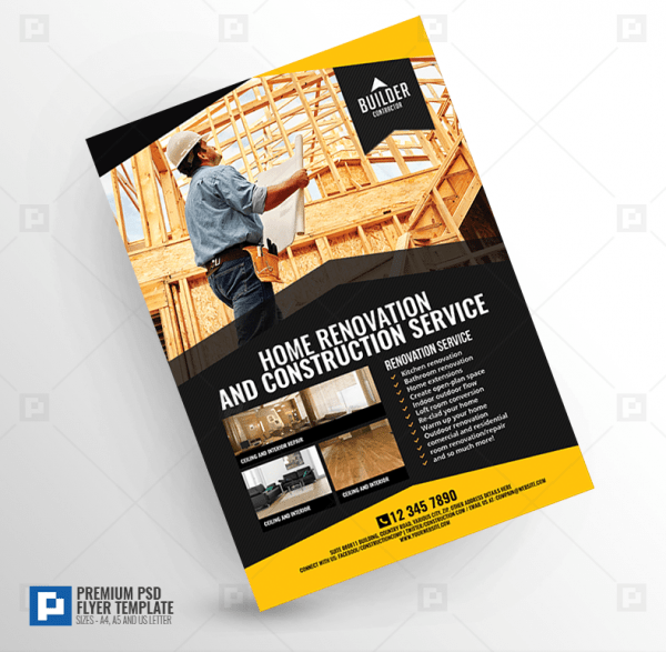 Construction and Building Flyer