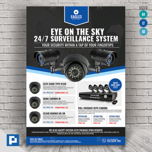 CCTV Camera Shop Flyer