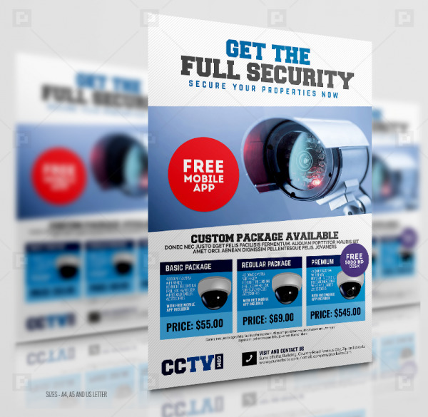 CCTV Package Promotional Flyer