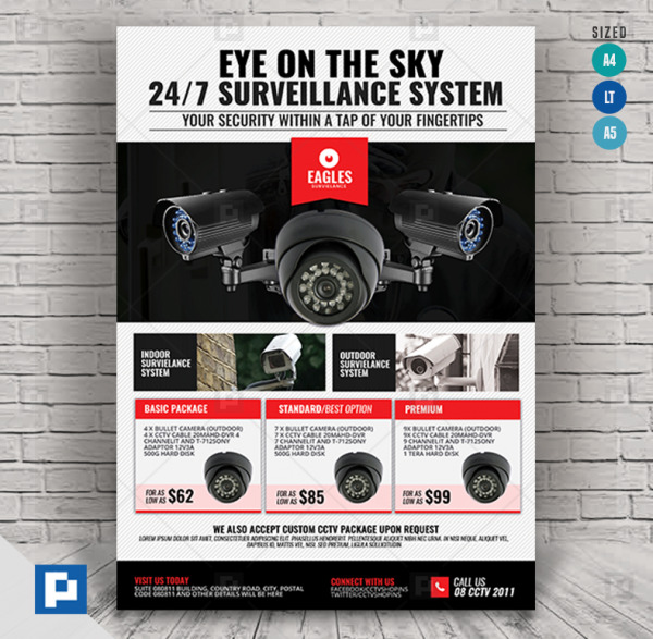 CCTV Promotional Product Flyer