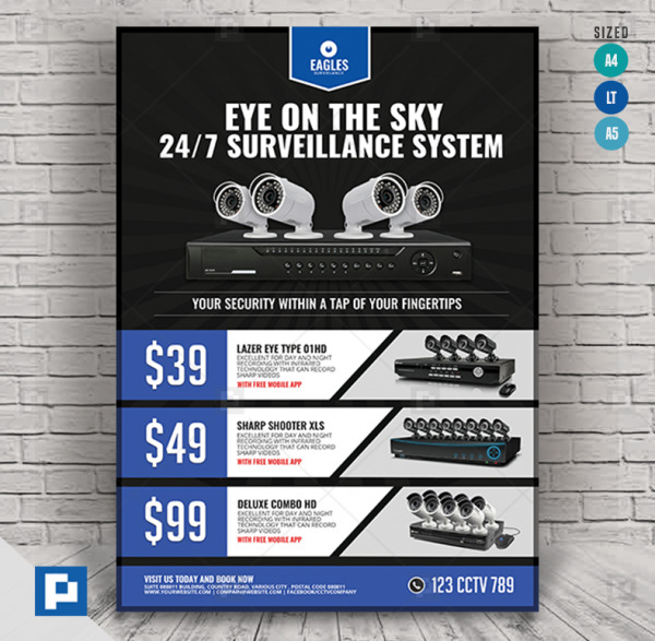 CCTV Promotional Product Flyer