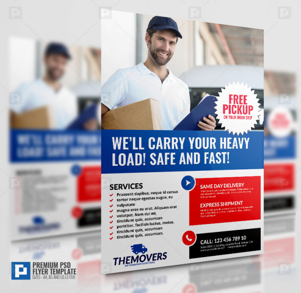 Delivery Services Flyer