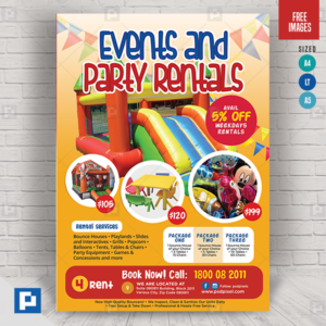 Event and Rentals Flyer