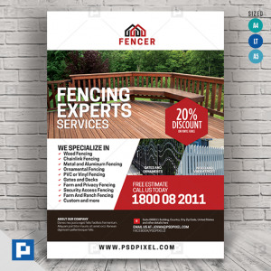 Fence Contractor Flyer