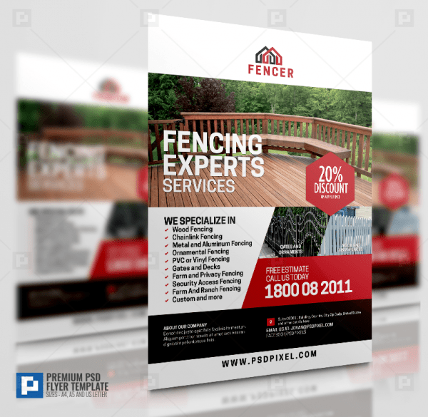 Fence Contractor Flyer