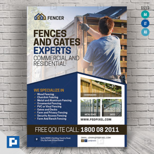 Fencing Company Promotional Flyer