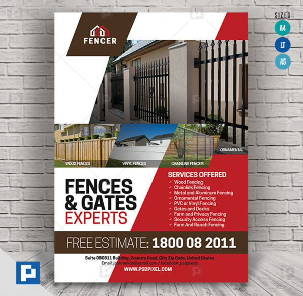 Gates and Fencing Flyer