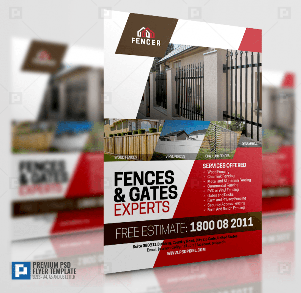 Gates and Fencing Flyer
