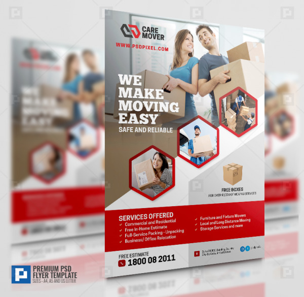 Moving Company Promotional Flyer