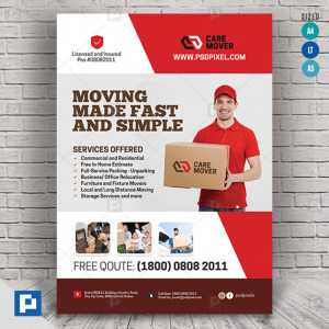 Moving and Delivery Services Flyer