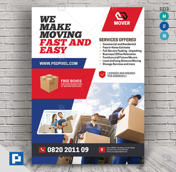 Moving and Logistics Flyer