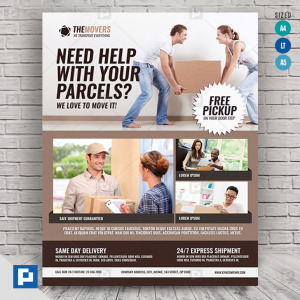 Parcel Logistic Mover Service Flyer