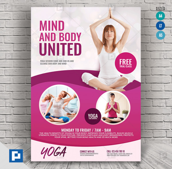 Yoga Class and Sessions Flyer