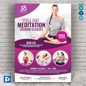 Yoga and Meditation Flyer