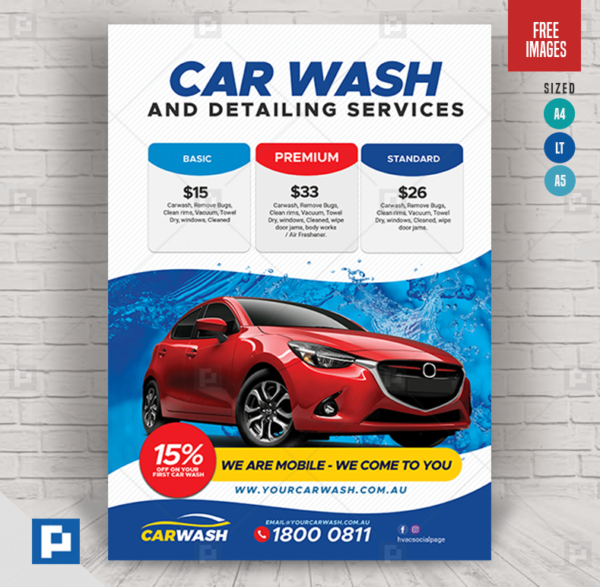 Auto Wash Corporate Flyer
